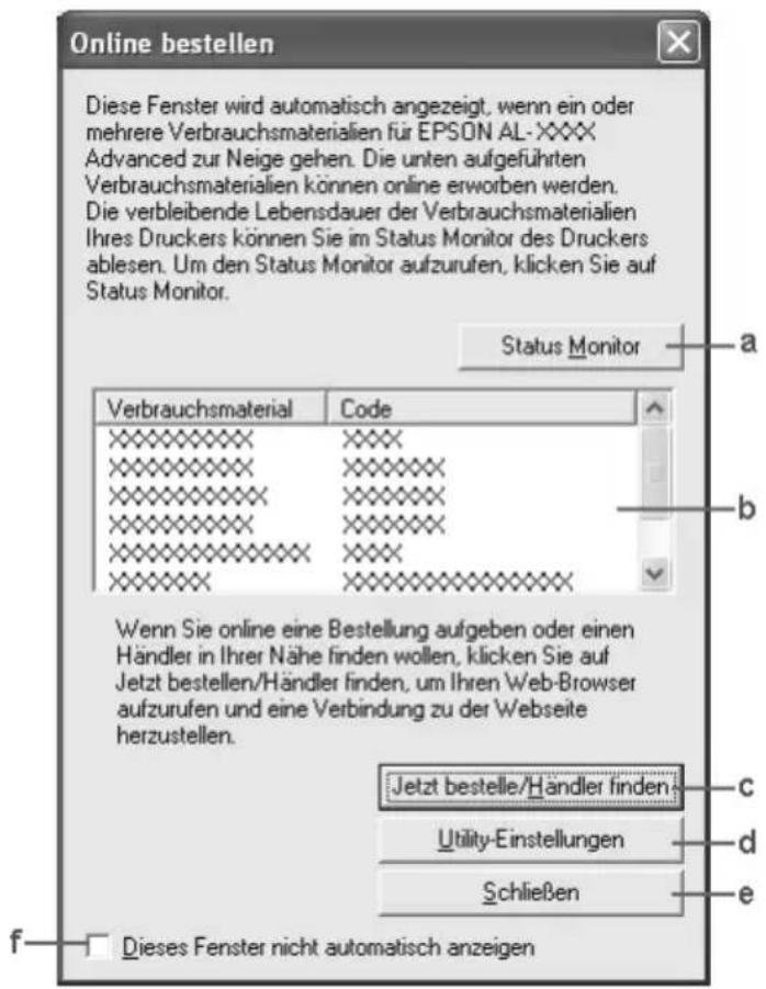 EPSON AcuLaser 2600 - Hinweis - 1