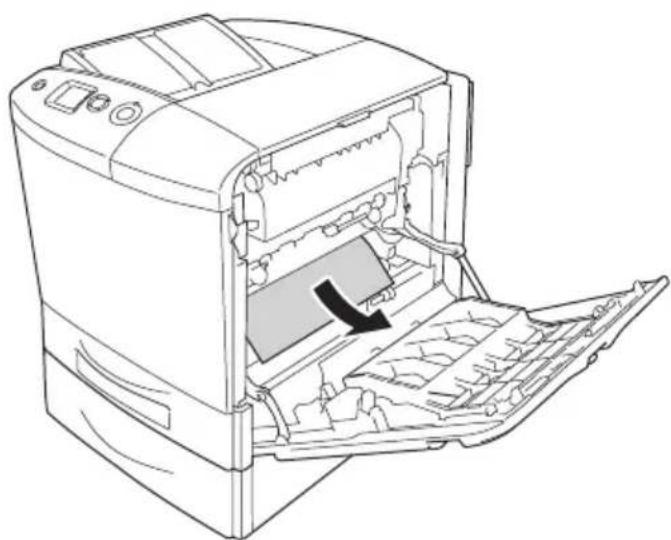 EPSON AcuLaser 2600 - Papierstau A, E, C2 (Abdeckung A, E und optionales Zusatzpapiermagazin) - 4