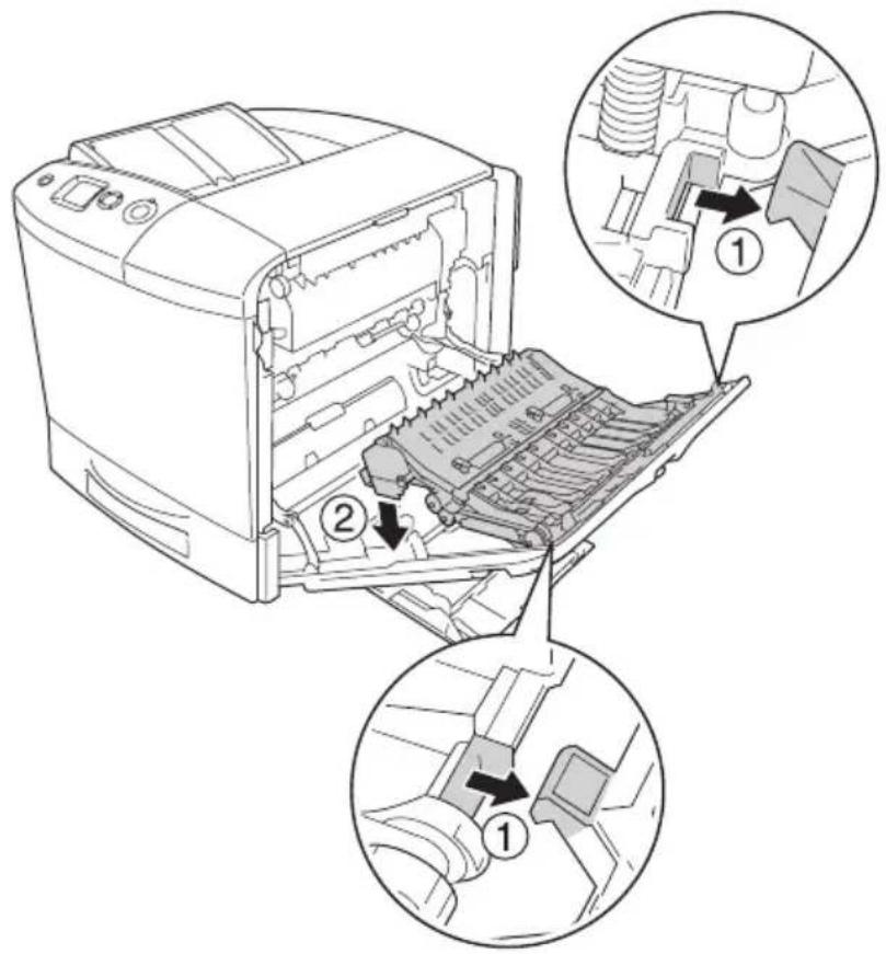 EPSON AcuLaser 2600 - Duplexeinheit installieren - 5