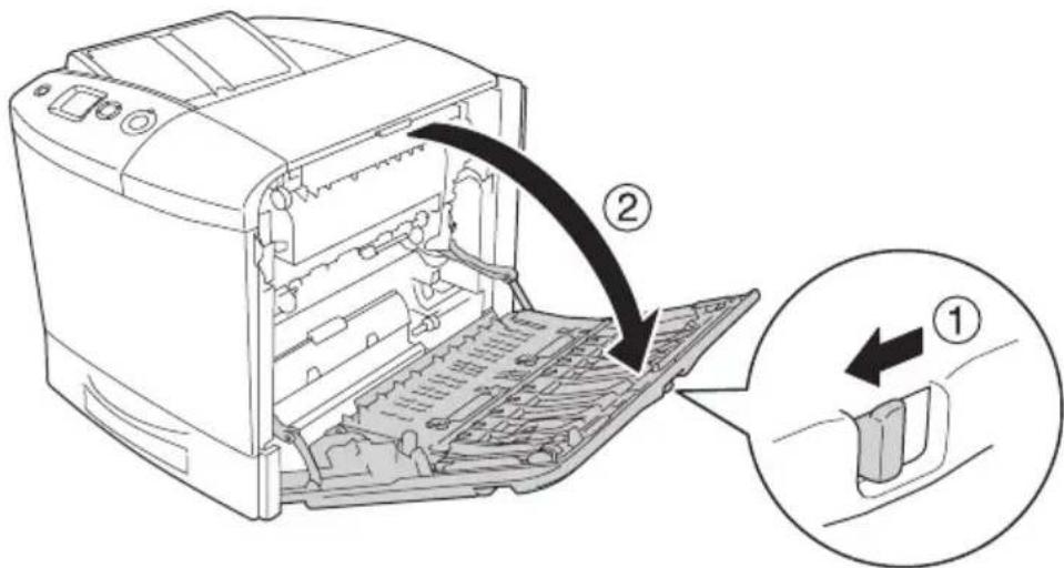 EPSON AcuLaser 2600 - Papierstau A, B (Abdeckung A und B) - 3