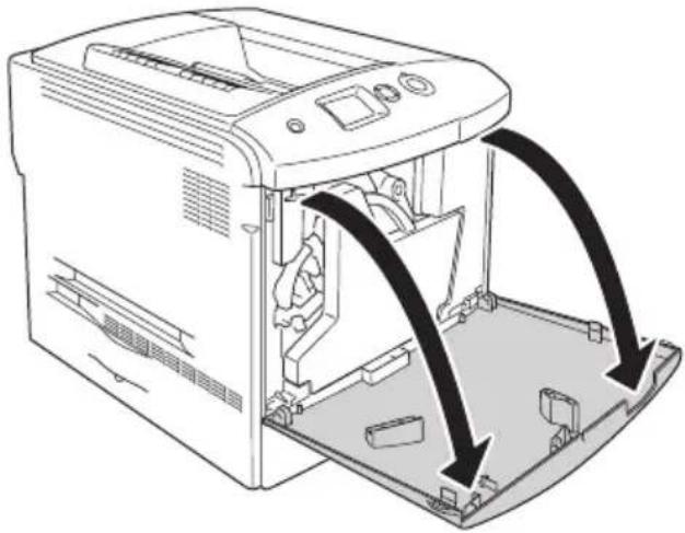 EPSON AcuLaser 2600 - Austauschen des Tonerauffangbehälters - 1