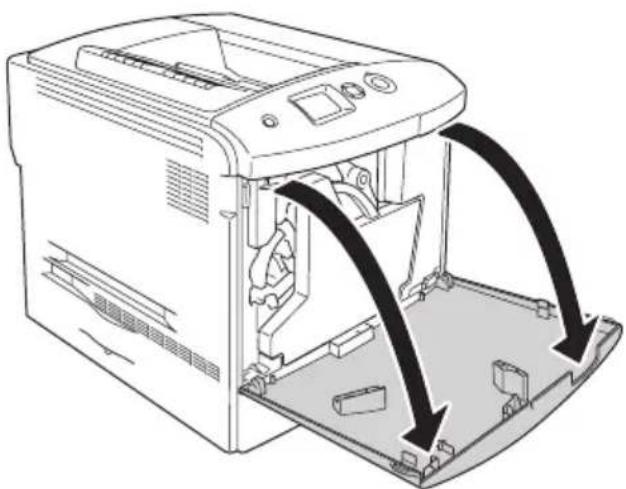 EPSON AcuLaser 2600 - Austauschen einer Tonerpatrone - 1