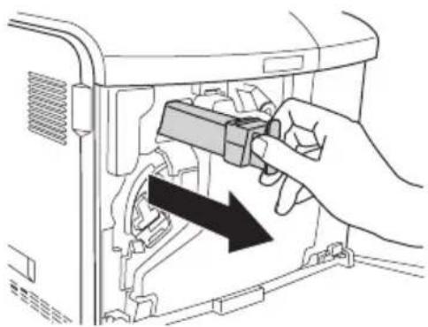 EPSON AcuLaser 2600 - Austauschen des Tonerauffangbehälters - 5