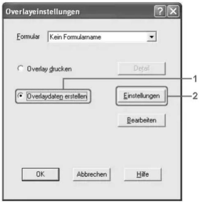 EPSON AcuLaser 2600 - Erstellen eines Overlays - 2