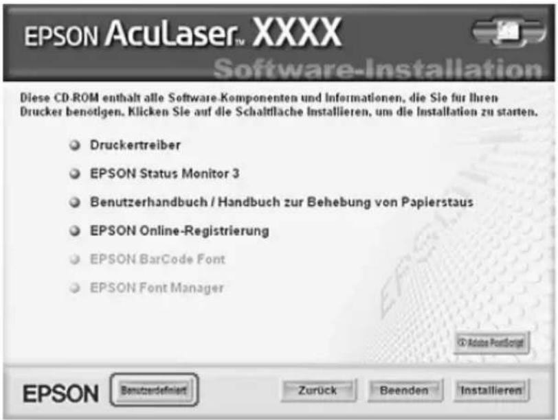 EPSON AcuLaser 2600 - Hinweis: - 3