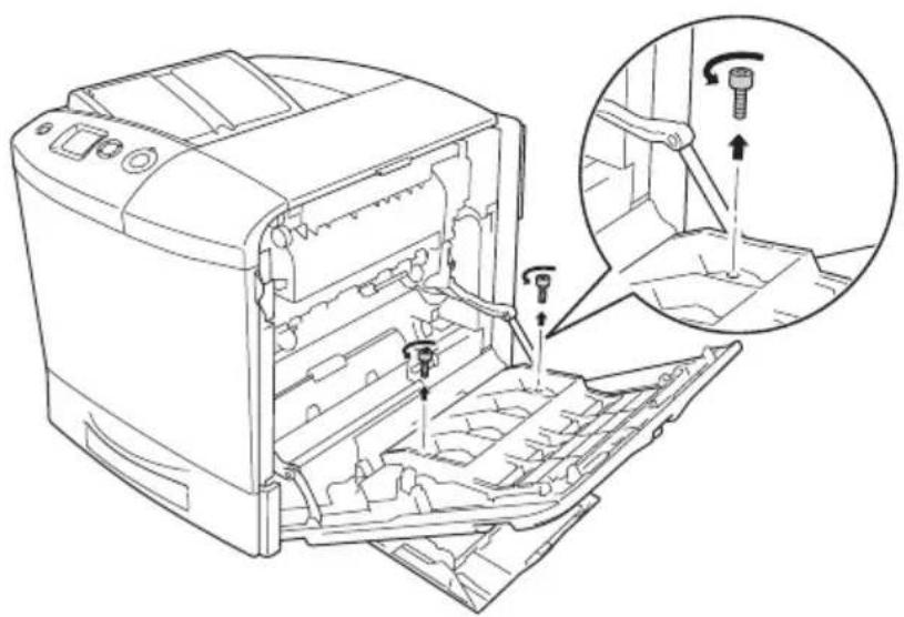 EPSON AcuLaser 2600 - Duplexeinheit installieren - 3