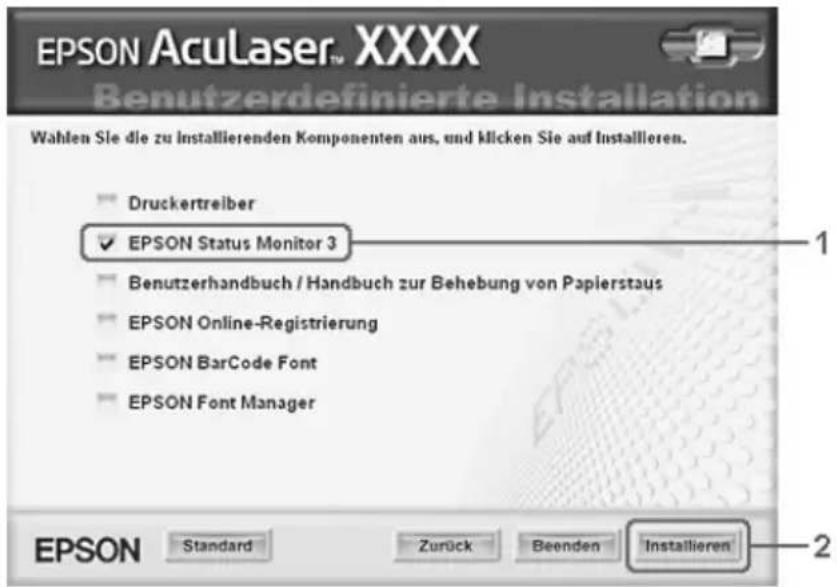 EPSON AcuLaser 2600 - Hinweis: - 2