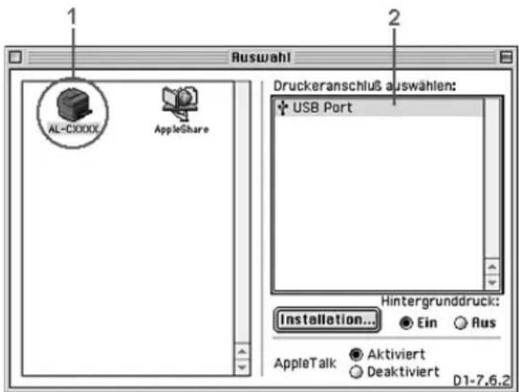 EPSON AcuLaser 2600 - Mac OS 9 - 1