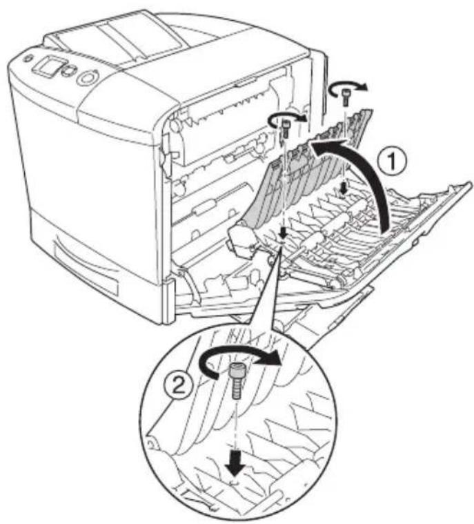 EPSON AcuLaser 2600 - Duplexeinheit installieren - 6