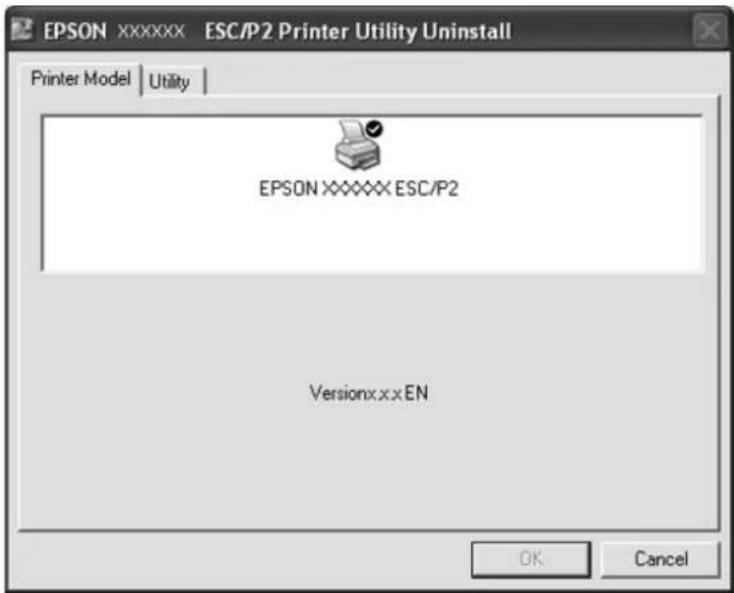 EPSON PLQ-30M - Deinstallieren von Druckertreiber und EPSON Status Monitor 3 - 3