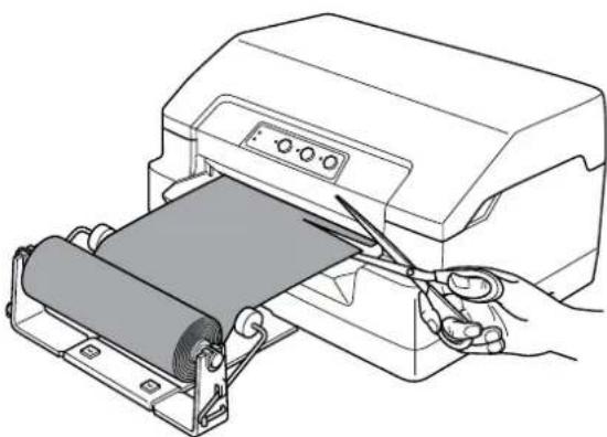 EPSON PLQ-30M - Entfernen von Rollenpapier - 1
