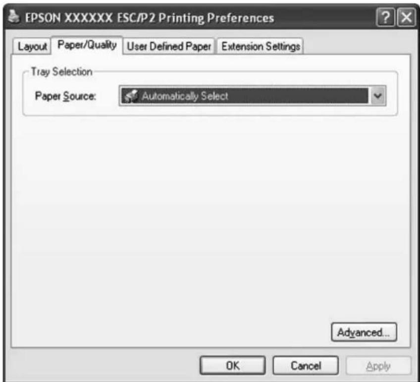 EPSON PLQ-30M - Zugriff auf den Druckertreiber aus Windows-Anwendungen - 3