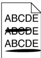 LEXMARK C762 - Streaked horizontal lines - 1