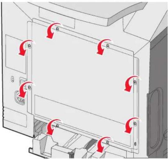 LEXMARK C534 - Accessing the system board to install internal options - 2