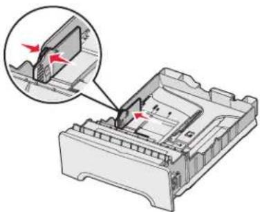 LEXMARK C534 - Loading the standard tray - 2