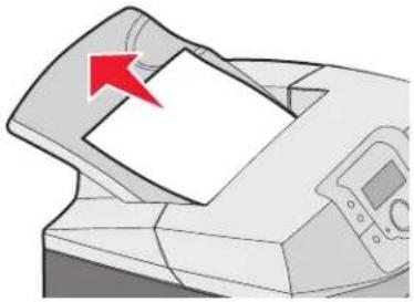 LEXMARK C534 - Clearing jams between the fuser and the standard exit bin - 1