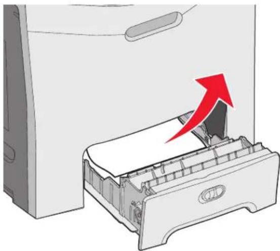 LEXMARK C534 - Clearing jams just beyond Tray 1 - 1