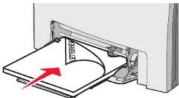 LEXMARK C534 - Loading the multipurpose feeder - 7