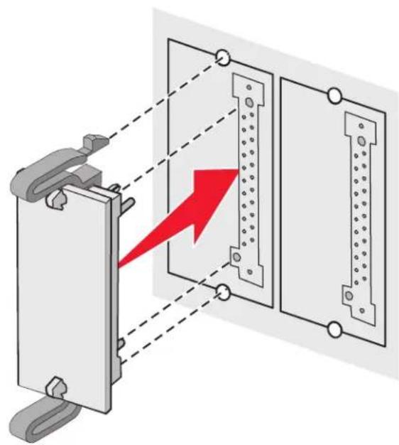 LEXMARK C534 - Installing a flash memory or firmware card - 3