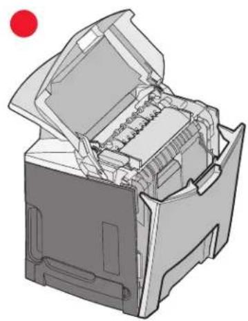 LEXMARK C534 - Jams in the duplex area - 3