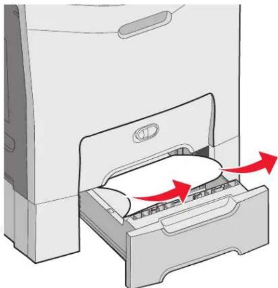 LEXMARK C534 - Clearing Tray 2 jams - 2