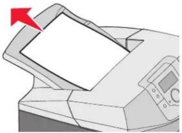 LEXMARK C534 - Clearing jams in the standard exit bin - 1