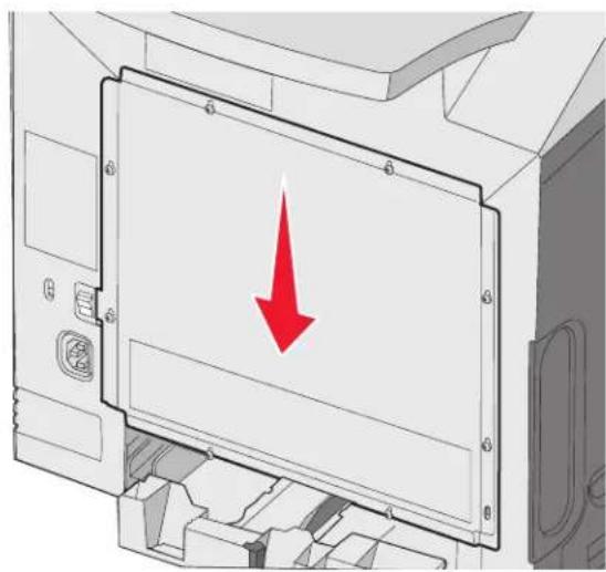 LEXMARK C534 - Reinstalling the system board access cover - 2