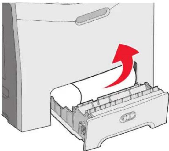 LEXMARK C534 - Clearing jams just beyond Tray 1 - 2