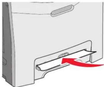 LEXMARK C534 - Clearing jams in the manual feeder - 1