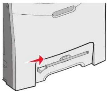 LEXMARK C534 - Loading the manual feeder - 1