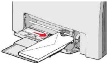 LEXMARK C534 - Loading the multipurpose feeder - 8