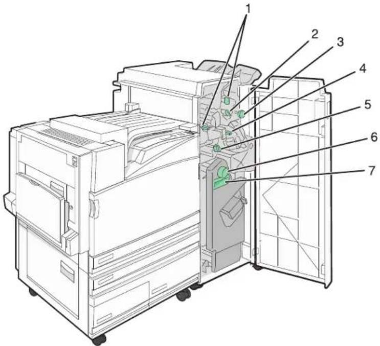 LEXMARK C935 - 280–282 paper jams - 5