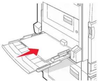 LEXMARK C935 - Using the multipurpose feeder - 6