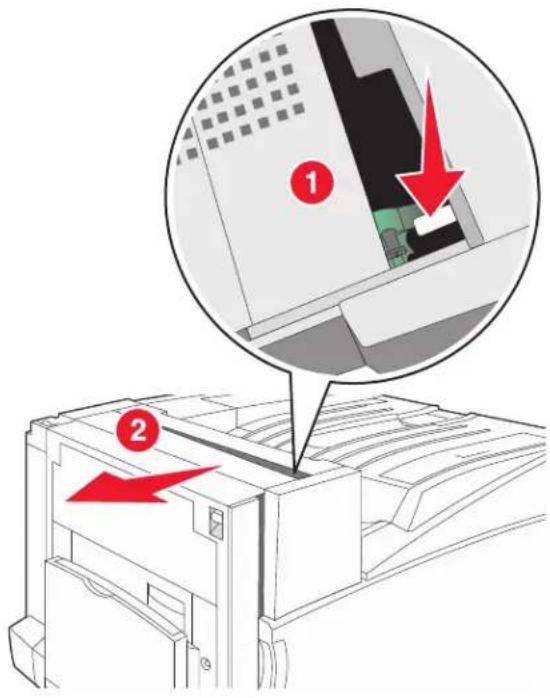 LEXMARK C935 - Door A will not shut properly - 1
