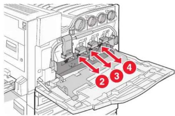LEXMARK C935 - Cleaning the printhead lenses - 7