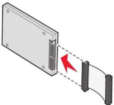 LEXMARK C935 - Installing a printer hard disk - 2