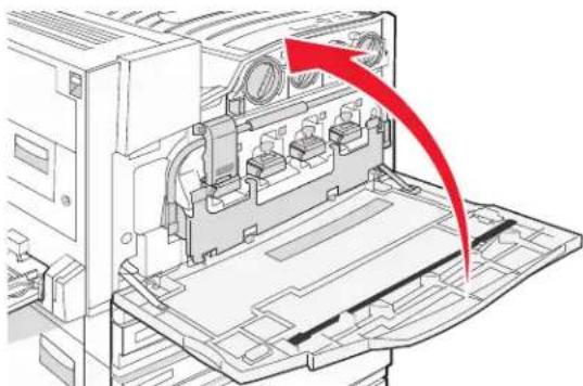 LEXMARK C935 - Cleaning the printhead lenses - 11
