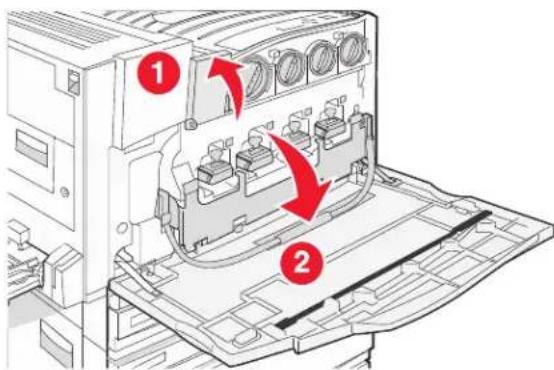 LEXMARK C935 - Replacing a photoconductor - 2
