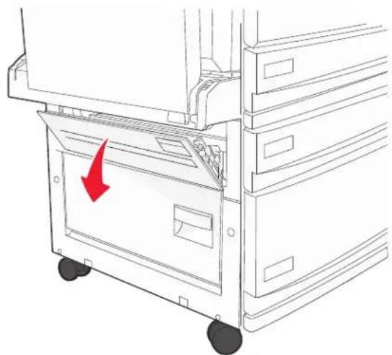 LEXMARK C935 - paper jam - 1