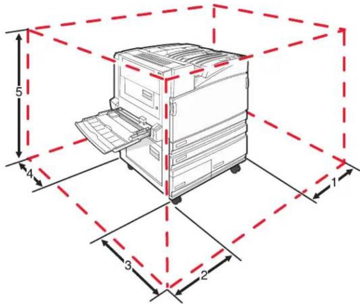 LEXMARK C935 - Setting the printer up in a new location - 1