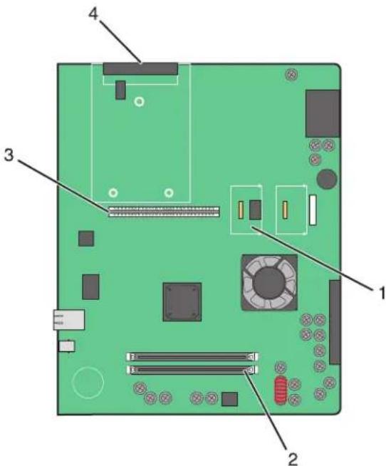 LEXMARK C935 - Accessing the system board to install internal options - 4