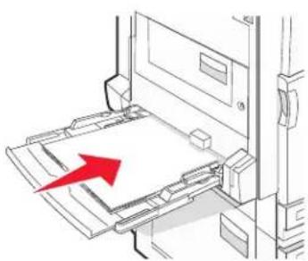 LEXMARK C935 - Using the multipurpose feeder - 7