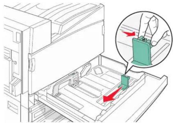 LEXMARK C935 - Loading the 520-sheet trays - 2