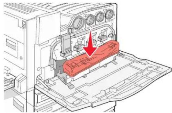 LEXMARK C935 - Replacing the waste toner box - 7