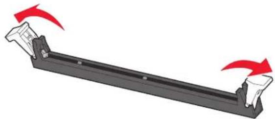 LEXMARK C935 - Installing a memory card - 2