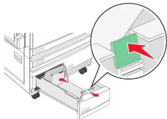 LEXMARK C935 - Loading the 867- and 1133-sheet trays - 2