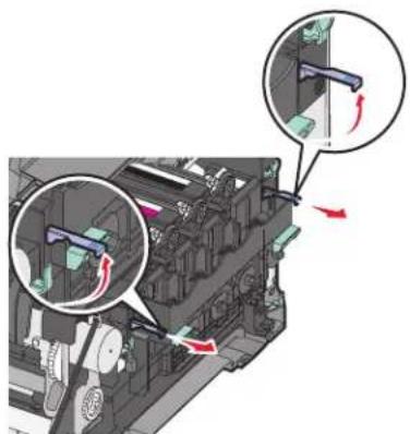 LEXMARK C543 - Replacing a developer unit - 7