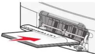 LEXMARK C543 - Using the multipurpose feeder - 7