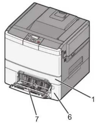 LEXMARK C543 - Understanding jam numbers and locations - 2