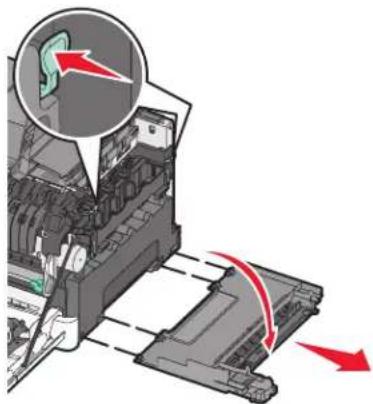 LEXMARK C543 - Replacing the waste toner bottle - 5